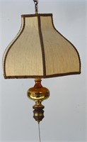 Vintage Brass Hanging Lamp