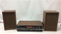Vintage Muskat 8 Track Stereo & Sony Speakers -10F
