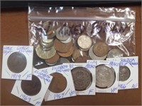 47 foreign coins
