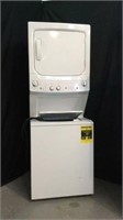 GE White Double Stack Washer Dryer Combo - BR