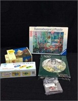 3 Puzzles, N64 Game & Decorative Storage Boxes-10E
