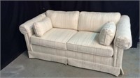 Thomasville White Multi-Colored Sofa Couch - 7A