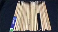 25 Drum Sticks-Good Condition! - 10C