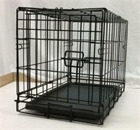 Small Black Metal Cage W/ Tray Insert - 10A