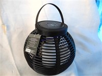 Large Outdoor Flickering Solar Lantern