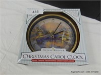 Thomas Kinkade Christmas Clock