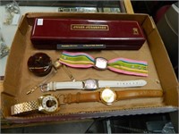 Vintage Bulova Watch, Jurgensen Watch In Box