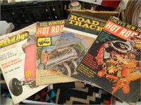 VINTAGE 50s & 60s HOT ROD MAGAZINES, ROAD & TRACK