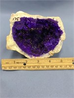 6" Purple quartz crystal specimen         (11)