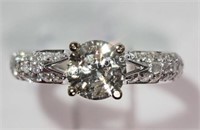 14kt White Gold Diamond Ring $14,878