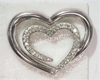 Sterling Silver Diamond Pendant $943 NC
