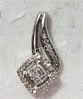 Sterling Silver Diamond (0.20ct) Pendant $575