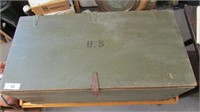 U.S. Army Trunk W/ Removable Tray