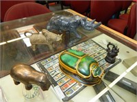 Heavy Carved Egyptian Beetle & More