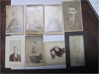 8 Late 1800's Family Photos-2 1/2 x 4-some