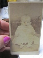Late 1800's Baby Photo by J.M.South of Crumpton,Md