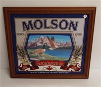 Molson Imported from Canada mirror. Measures 19"