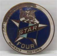 1920's Era Durant Motors Star 4 Radiator emblem.