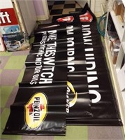 (3) Banners including Firestone "Now Hiring" ,