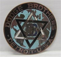 1920's Era Dodge Brothers Detroit, USA emblem.