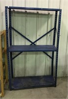 Blue metal Storage Shelf