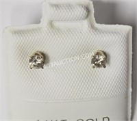14kt White Gold Diamond Earrings $821