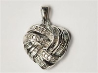 S.S. Diamond Heart-Shaped Pendant $890