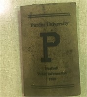 1926 Purdue Football Ticket Information Pamphlet