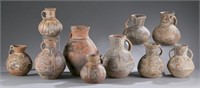 Group of 10 Pre-Columbian vessels.