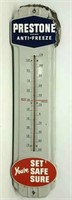 Vintage Prestone Enamel Coated Thermometer