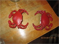 Iron Art Pr. of Metal Crabs