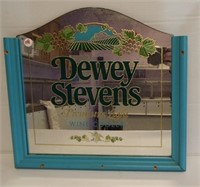 Dewey Stevens Premium Light wine cooler mirror.