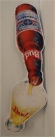 Budweiser King of Beers tin sign. Measures 34" x