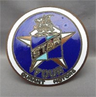 1920's Era Durant Motors Star 4 Radiator emblem.