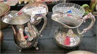 2 Nice Silver Plate Pitchers