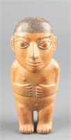 Pre-Columbian terracotta figure.