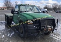 2007 FORD F-350 4X4 FLATBED