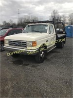 1990 FORD F-350 SUPER DUTY CUSTOM DUALLY FLAT BED