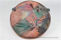 Original Signed large Ceramic Plate
