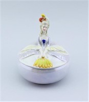 German Porcelain Figural Dresser Box