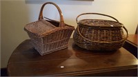 Large Baskets with Lids (2)