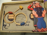 VINTAGE POPEYE RING TOSS GAME