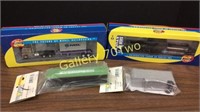 Selection of Athearn and Walther train cars HO