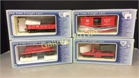 Lot of 4 IHS model train Old Time freight cars in