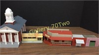 HO scale assemble structures including Townhall