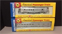 Lot of two Walther ready to run model train cars