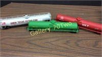 Selection of three custom painted oil tankers HO