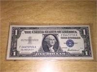 1957 SILVER $1 CERTIFICATE in Case