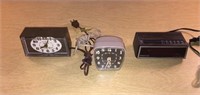 Vintage Alarm Clock LOT GE Model 7HD220