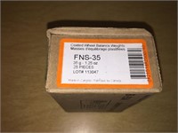 NEW Wheel Weight FNS-35 Box of 50
